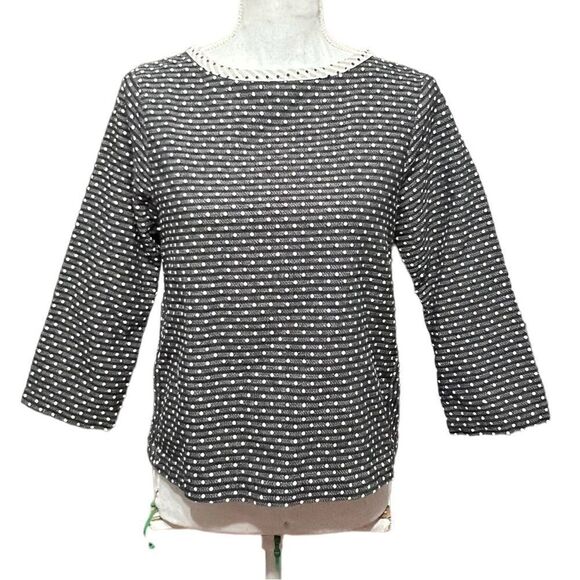 Ace & Jig polka dot crewneck cotton top - Picture 1 of 5